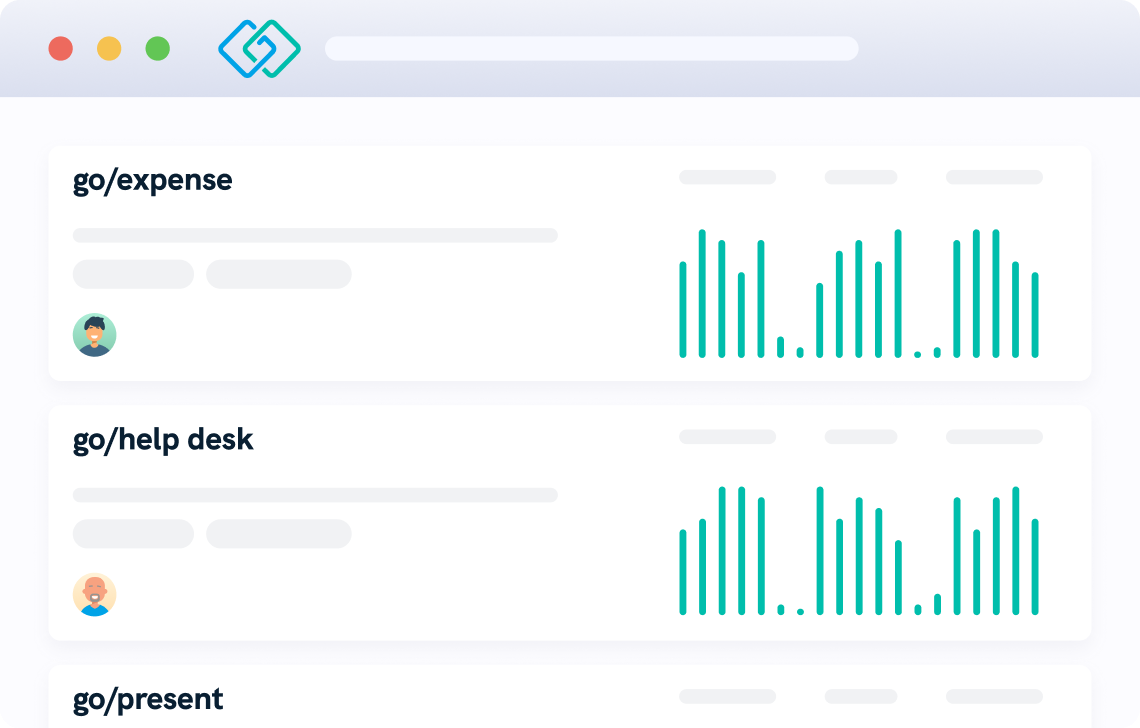 GoLinks dashboard